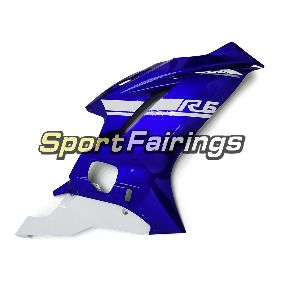 Fairing Kit Fit For Yamaha YZF R6 2017 - Blue White