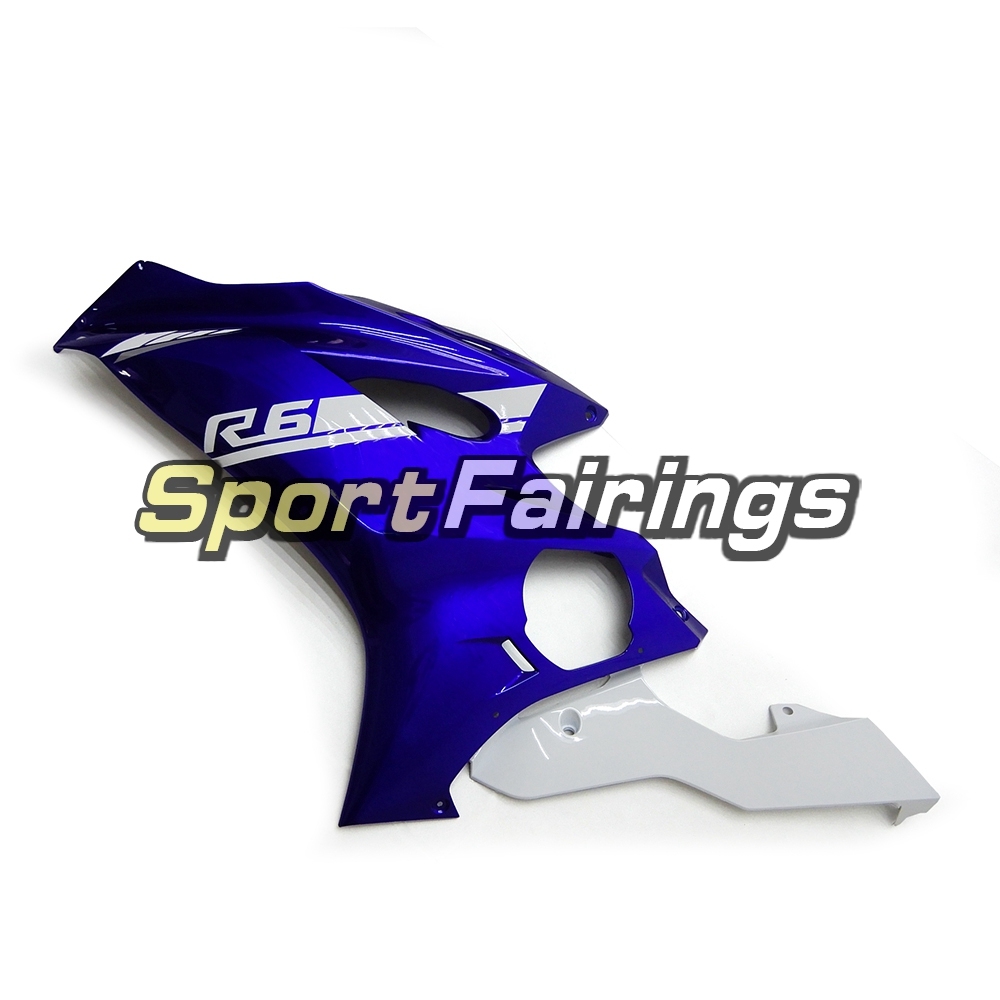 Fairing Kit Fit For Yamaha YZF R6 2017 - Blue White