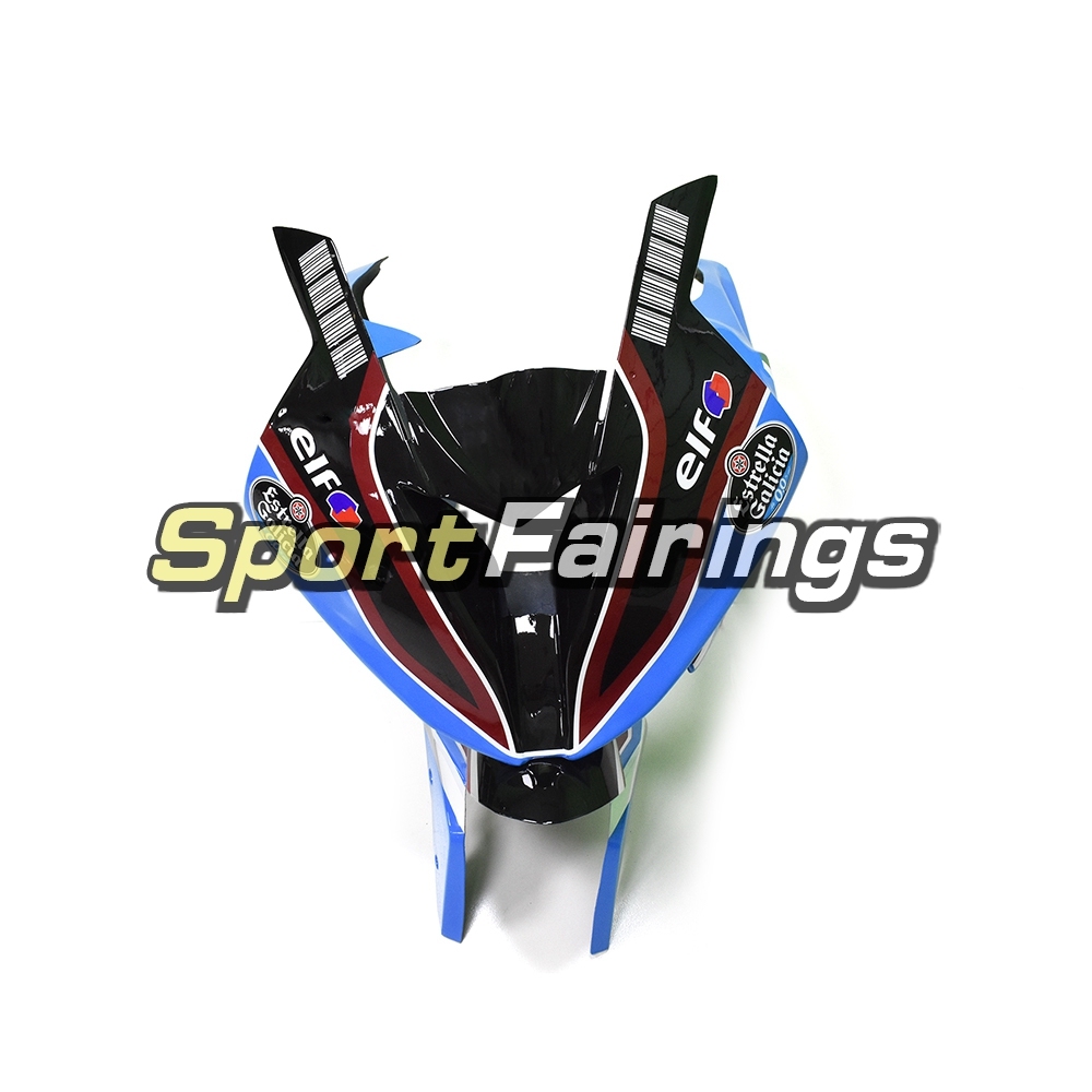 Fiberglass Racings Fairing Kit Fit For BMW S1000RR 2015 2016 - Blue Silver