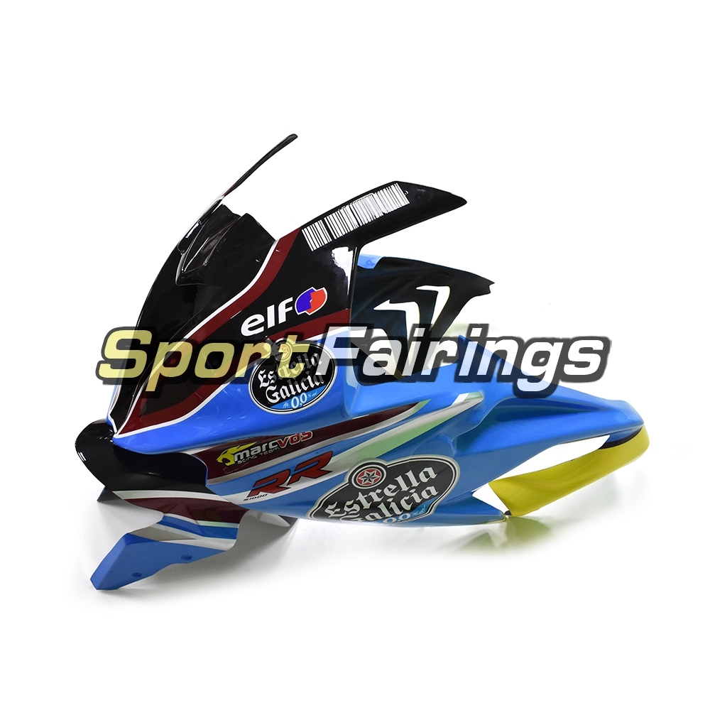 Fiberglass Racings Fairing Kit Fit For BMW S1000RR 2015 2016 - Blue Silver