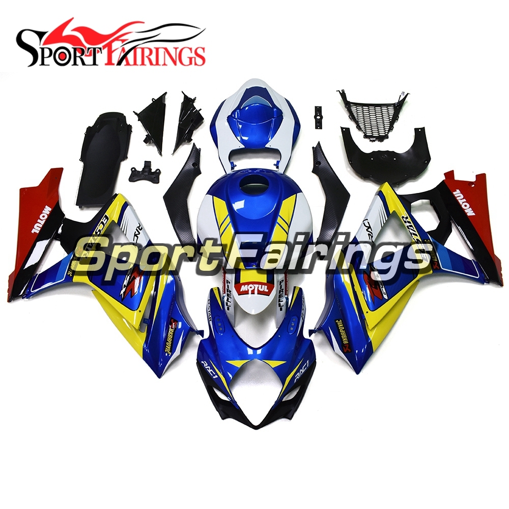 Fairing Kit Fit For Suzuki GSXR1000 K7 2007 - 2008 - Yellow Blue