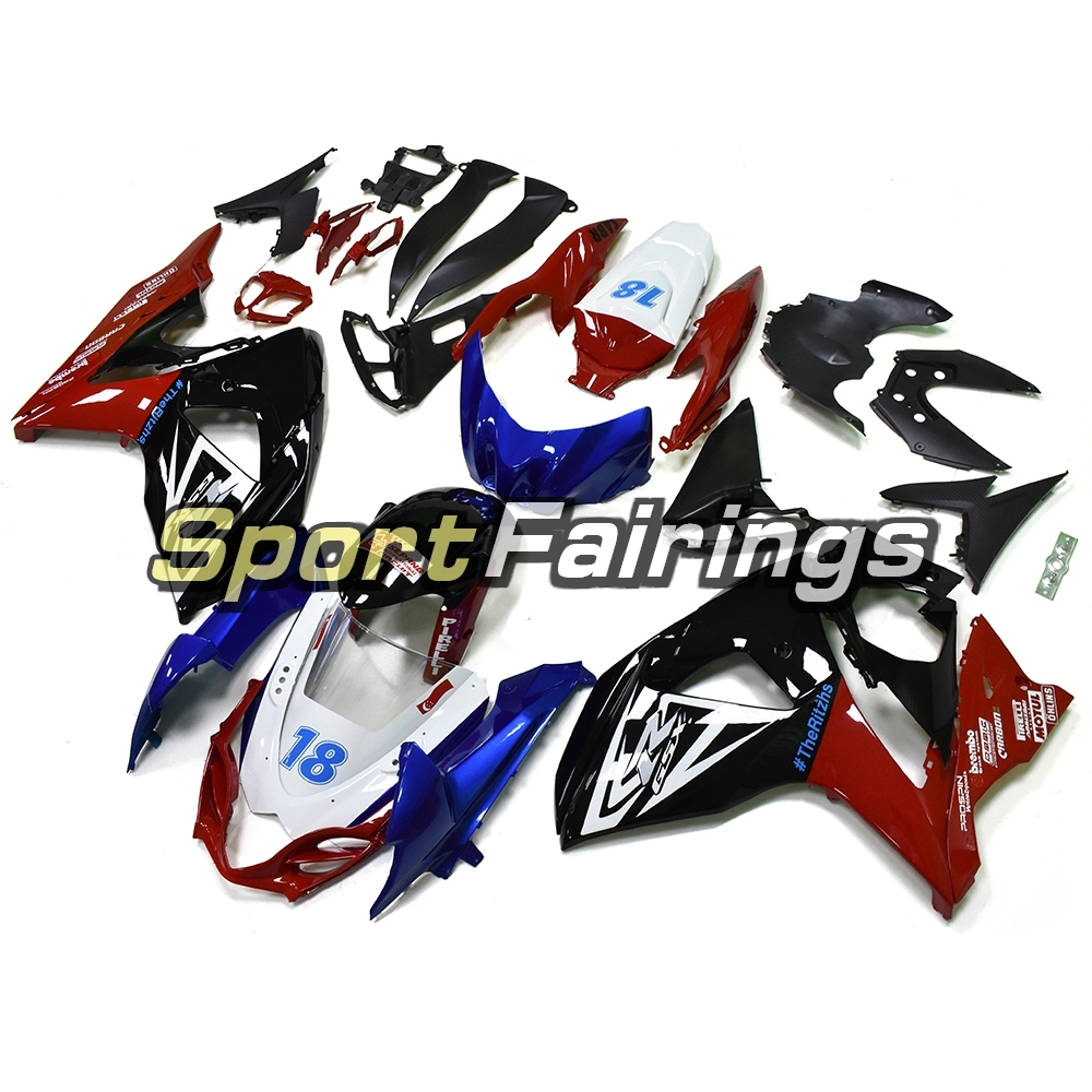 Fairing Kit Fit For Suzuki GSXR1000 K9 2009 - 2016 - Blue Red