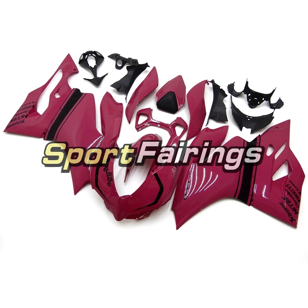 Fairing Kit Fit For Dacati 899/1199 2012 - 2013 - Pink Black