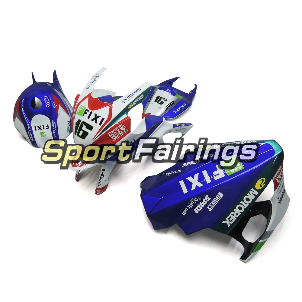 Fiberglass Fairing Kit Fit For Suzuki GSXR1000 K7 2007 - 2008 - White Blue