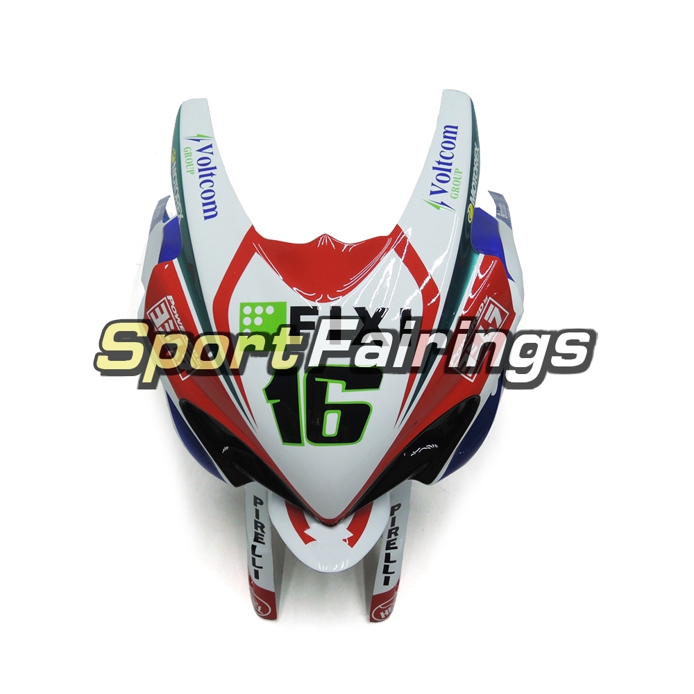 Fiberglass Fairing Kit Fit For Suzuki GSXR1000 K7 2007 - 2008 - White Blue
