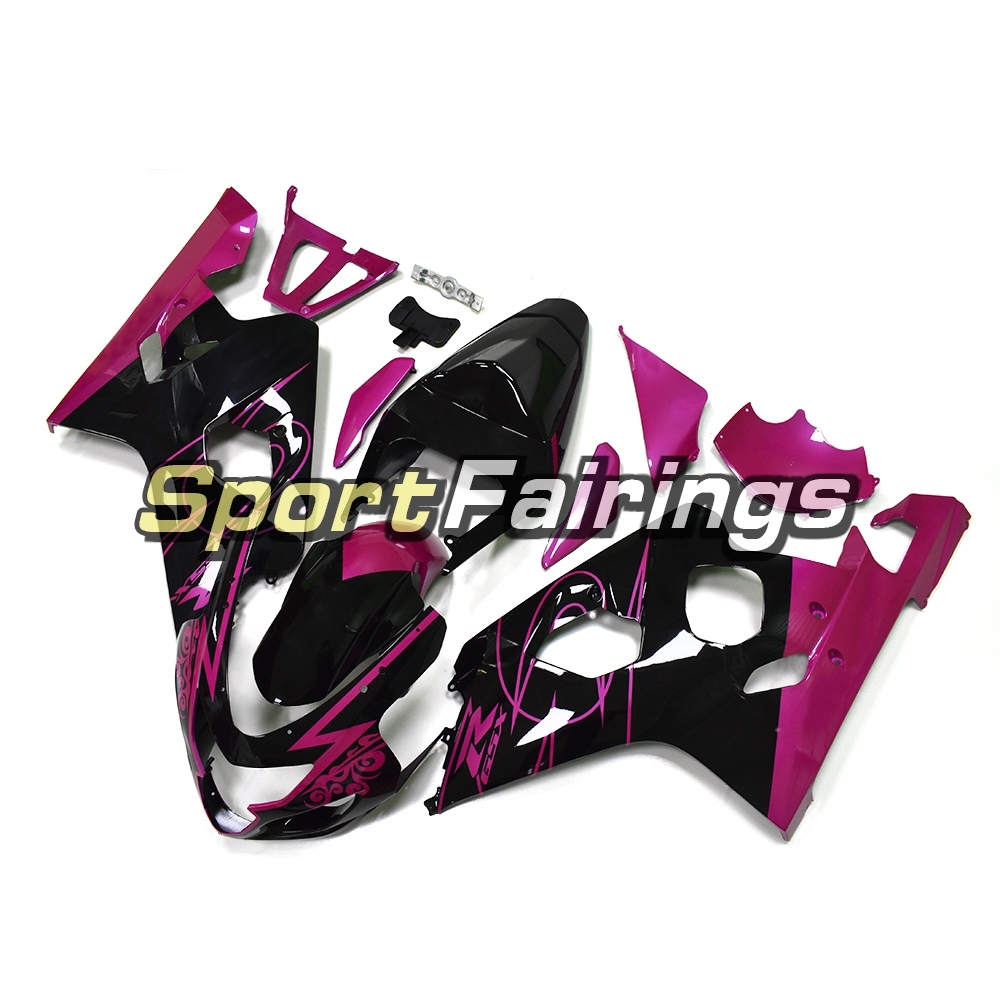 Fairing Kit Fit For Suzuki GSXR600 750 2004 - 2005 - Purple Black
