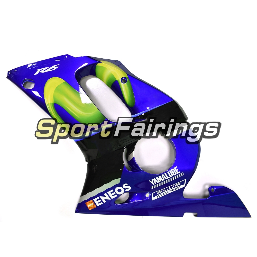 Fairing Kit Fit For Yamaha YZF R6 1998 - 2002 - Blue Black