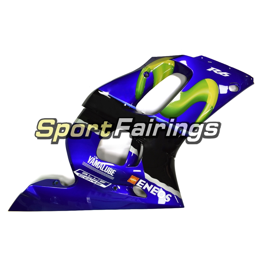 Fairing Kit Fit For Yamaha YZF R6 1998 - 2002 - Blue Black