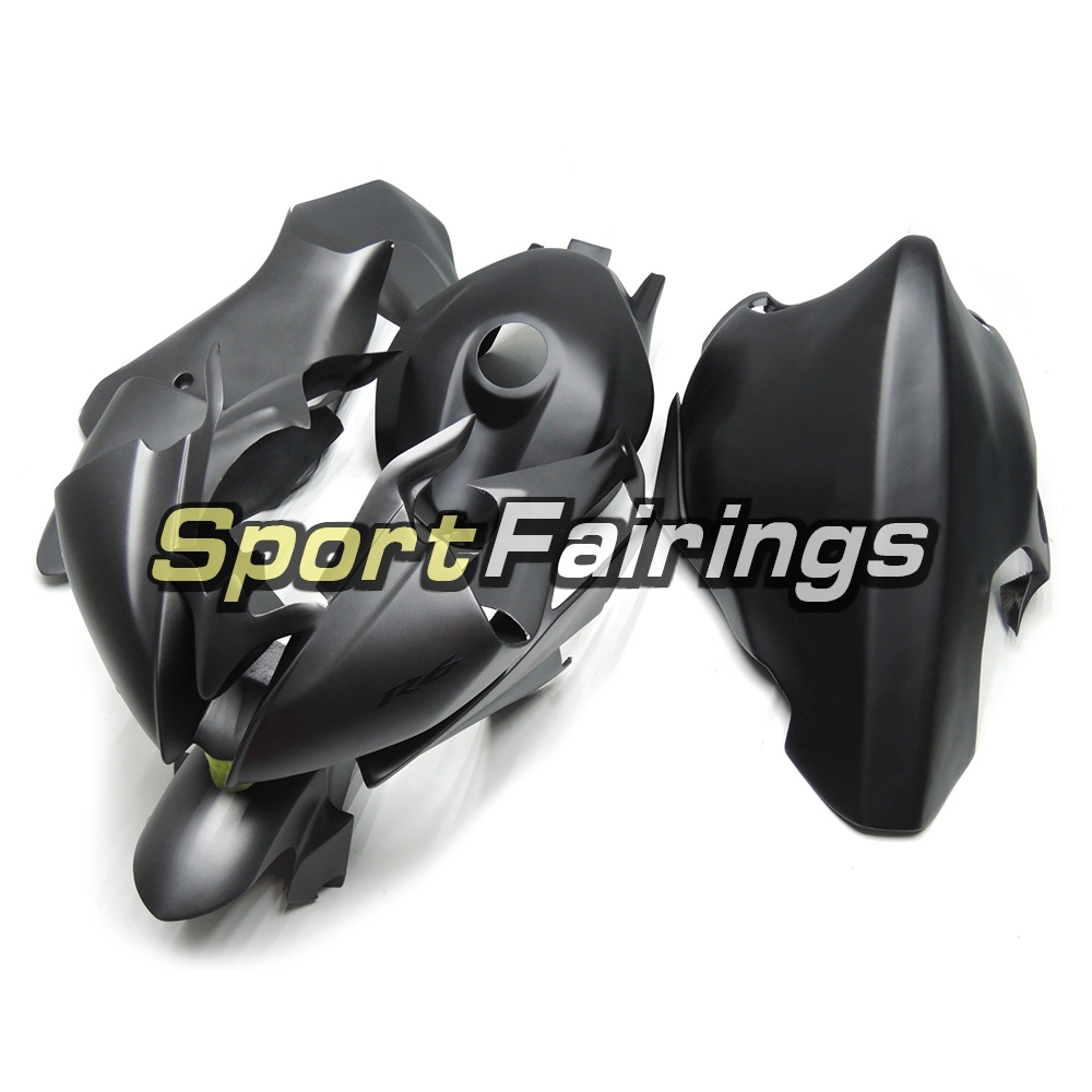 Fiberglass Racing Fairing Kit Fit For Yamaha YZF R6 2008 - 2016 - Matte Black