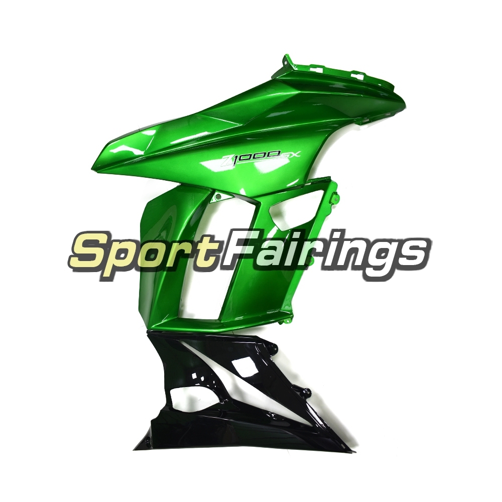 Fairing Kit Fit For Kawasaki Z1000s 2010 - 2015 - Pearl Green Black