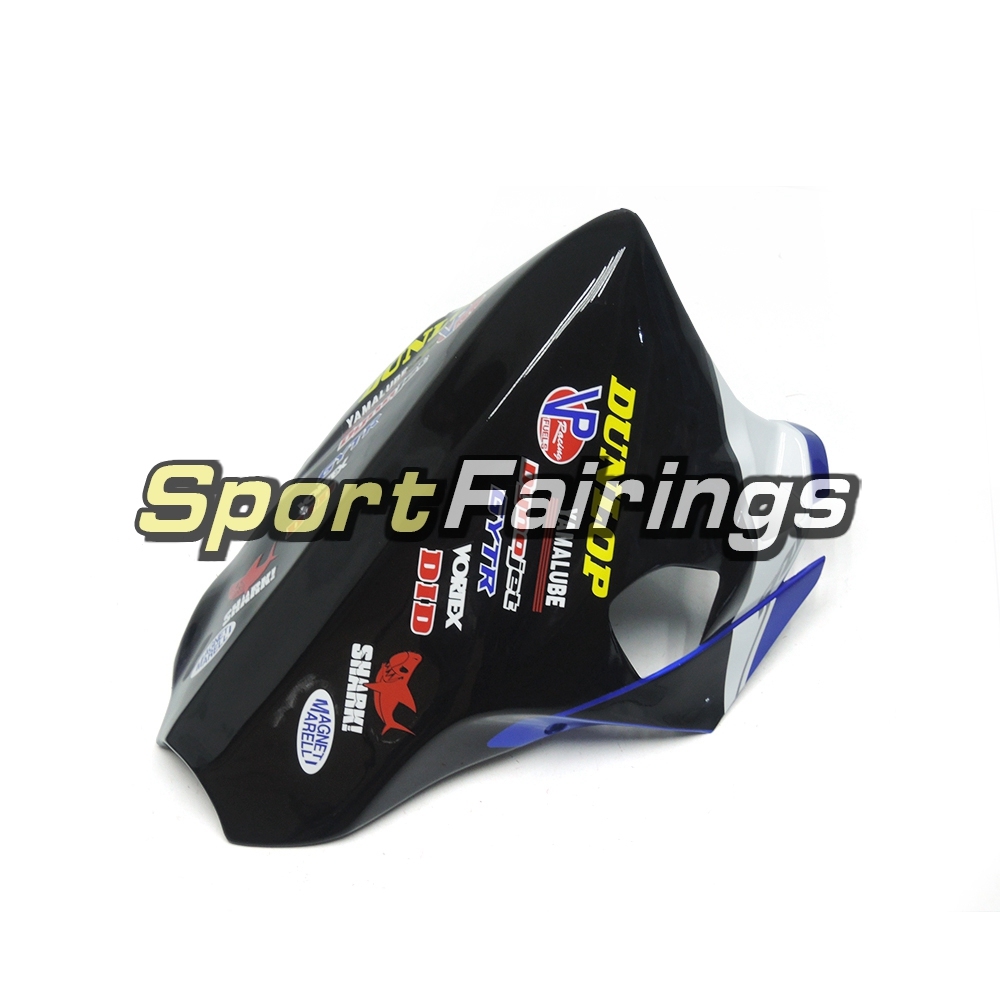Fiberglass Racing Fairing Kit Fit For Yamaha YZF R6 2006 2007 - Blue Black White