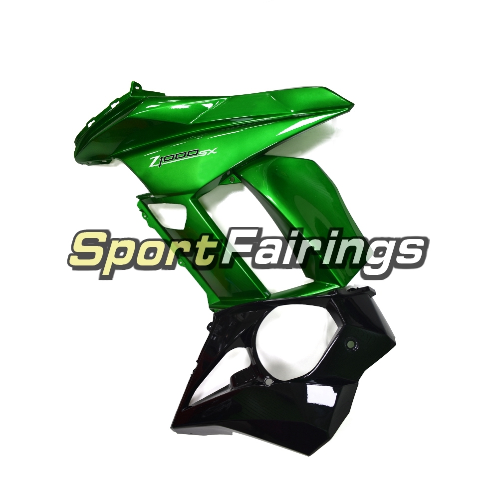 Fairing Kit Fit For Kawasaki Z1000s 2010 - 2015 - Pearl Green Black