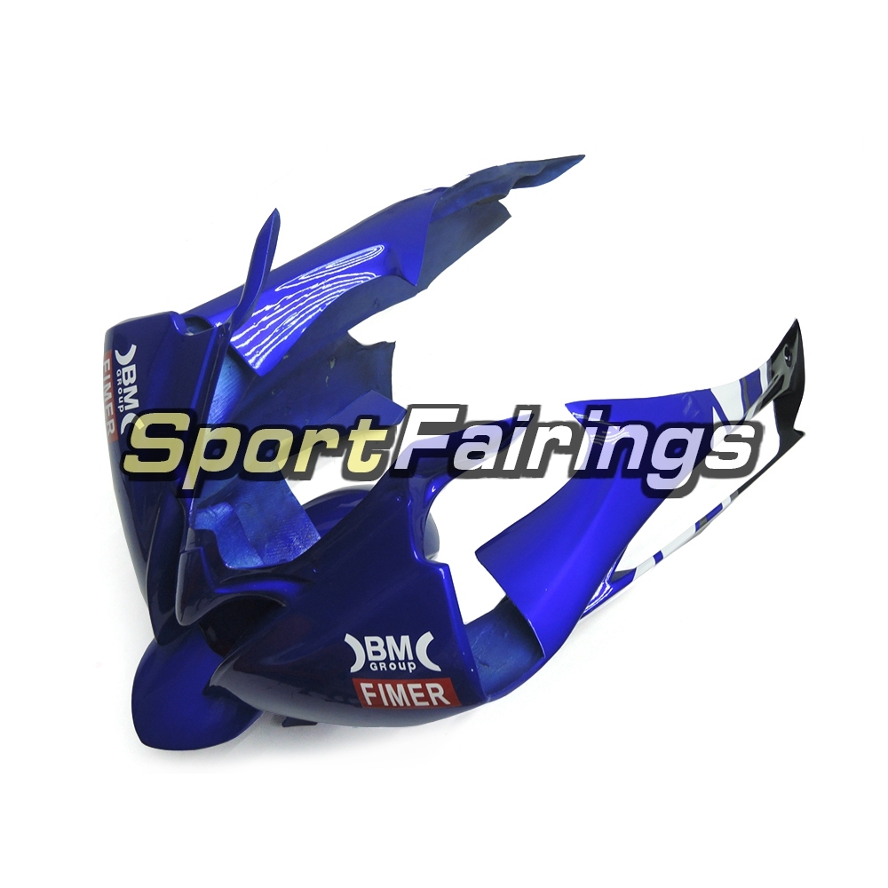 Fiberglass Racing Fairing Kit Fit For Yamaha YZF R6 2008 - 2016 - Blue Black White
