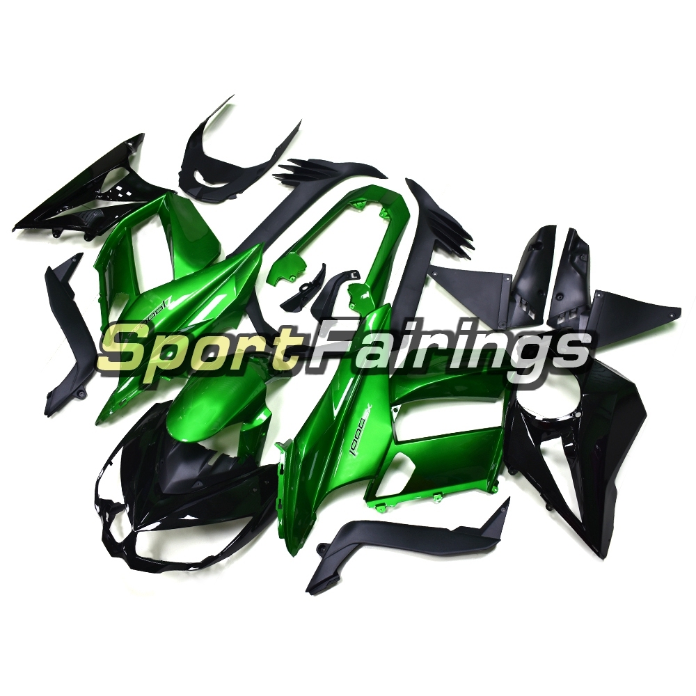 Fairing Kit Fit For Kawasaki Z1000s 2010 - 2015 - Pearl Green Black