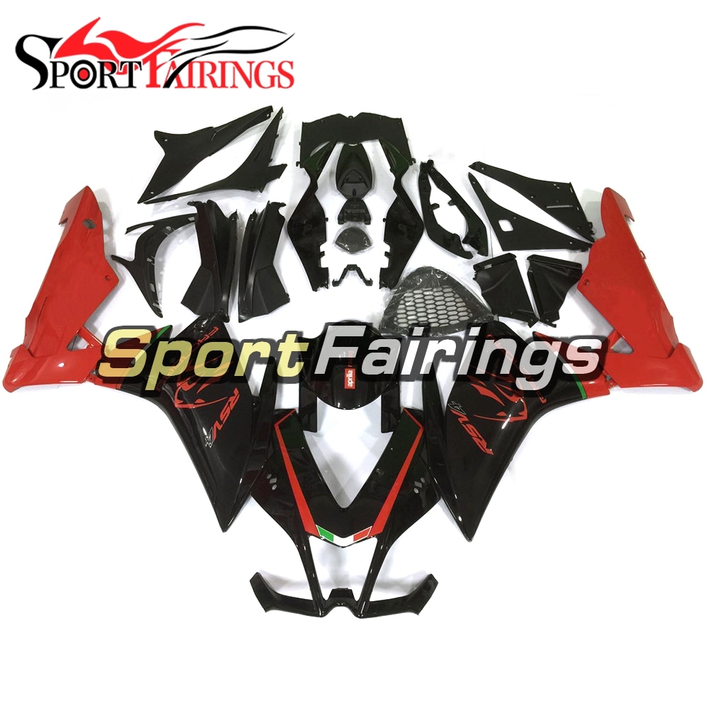 Fairing Kit Fit For Aprilia RSV4 1000 2010 - 2015 - Black Red