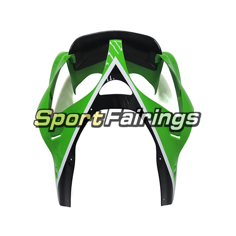 Fairing Kit Fit For Kawasaki ZX6R 2000-2002- Green White