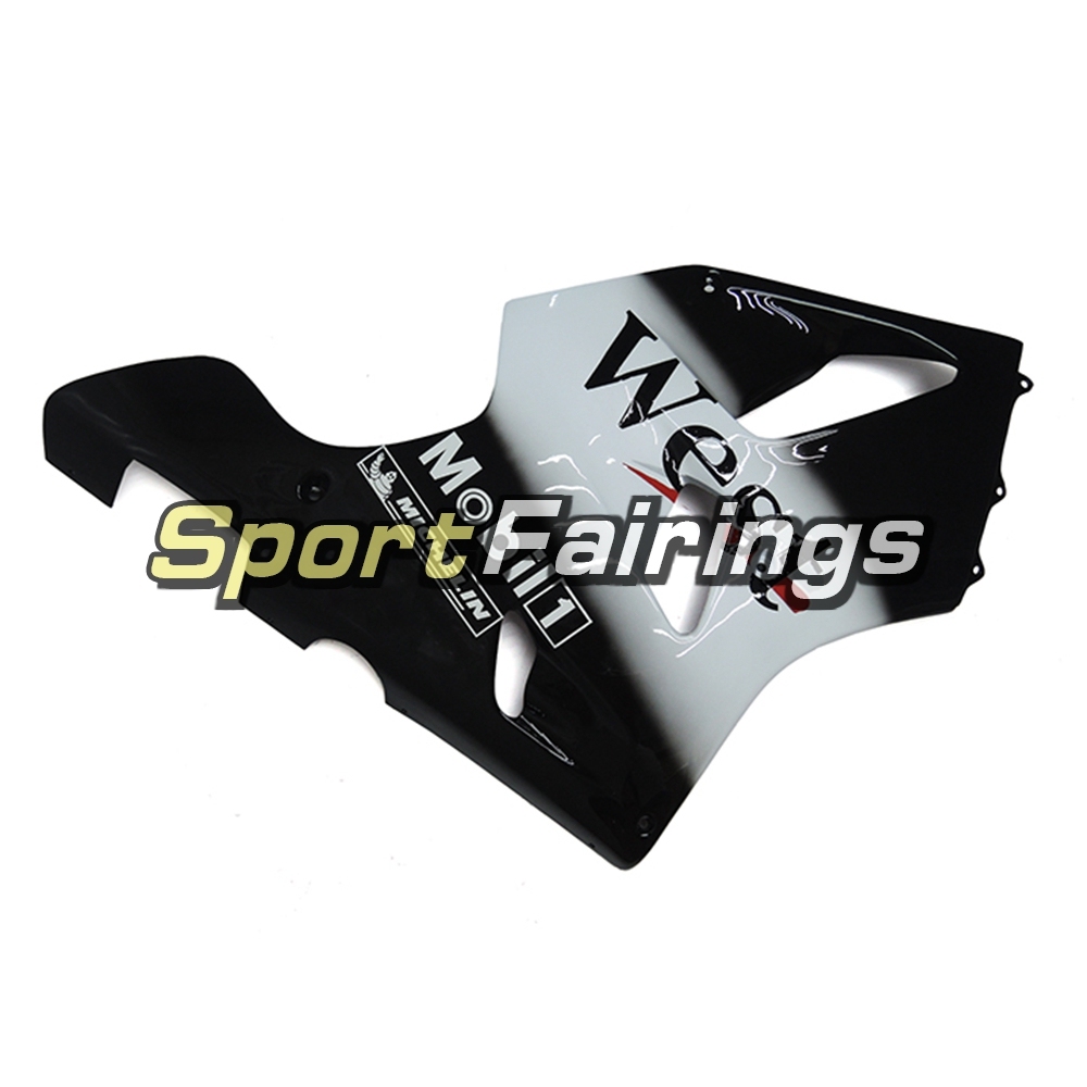 Fairing Kit Fit For Kawasaki ZX6R 1994-1997-West Black White