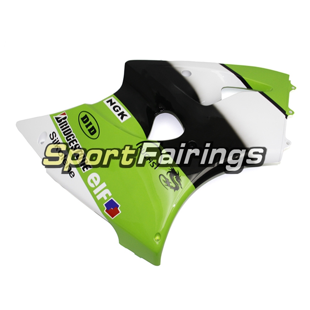Fairing Kit Fit For Kawasaki ZX6R 2000-2002- Green White Black SBK