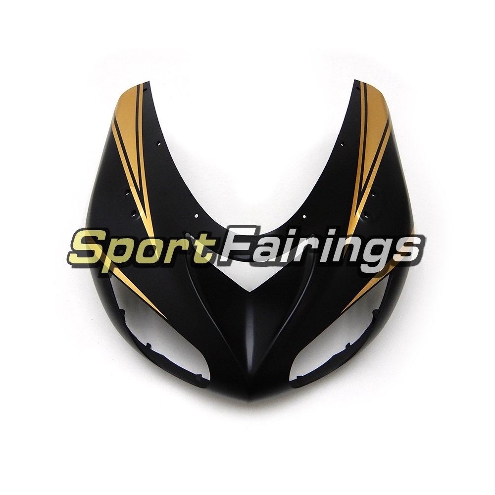 Fairing Kit Fit For Kawasaki ZX10R 2006 - 2007 - Black Matte Gold Decal