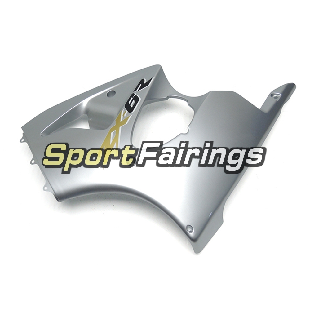 Fairing Kit Fit For Kawasaki ZX6R 2000-2002- Flat Sliver