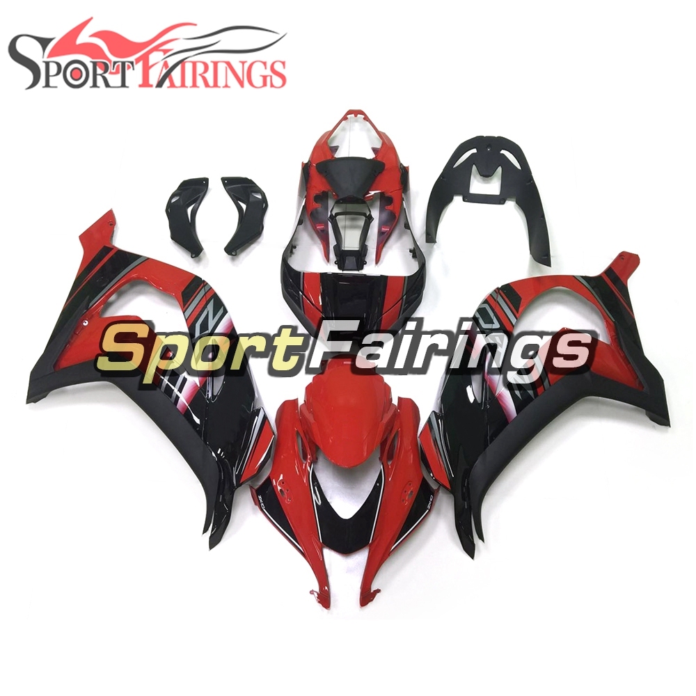 Fairing Kit Fit For Kawasaki ZX10R 2016 - 2020 - Red Black