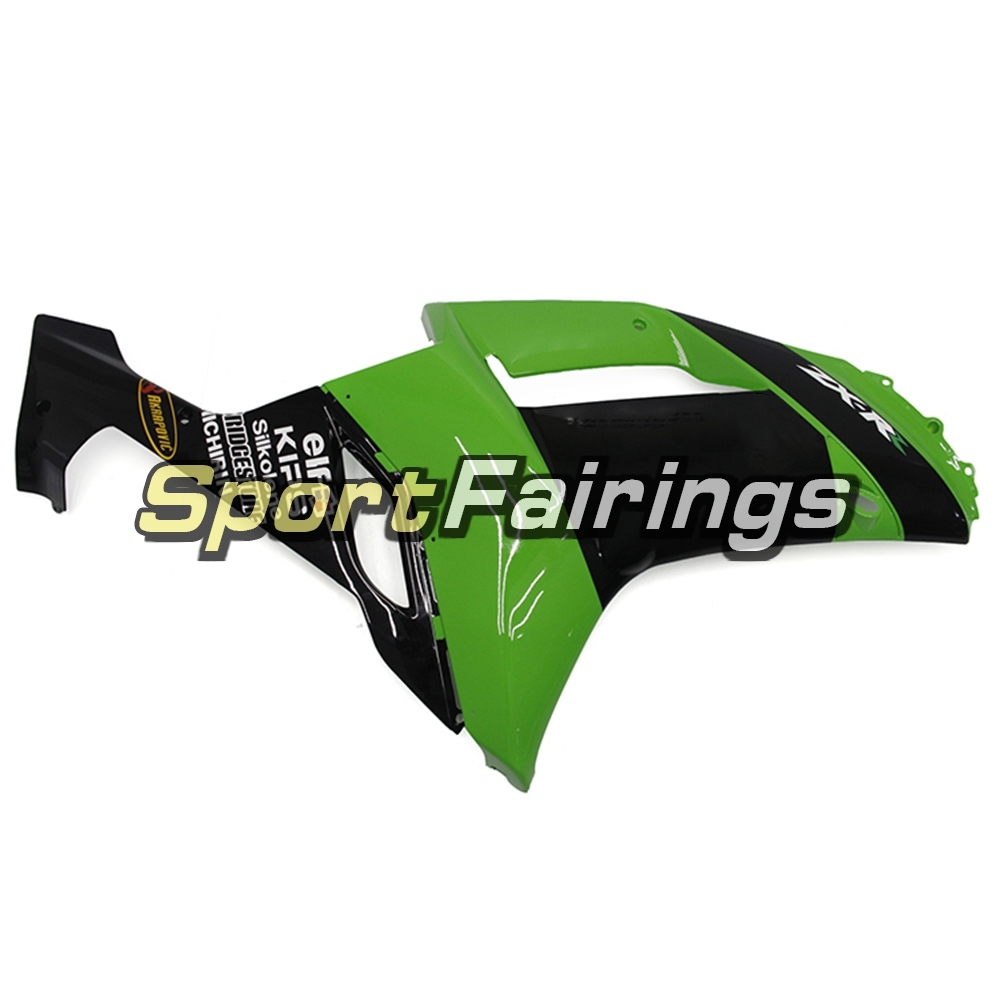 Fairing Kit Fit For Kawasaki ZX6R 2007 - 2008 -Green Black