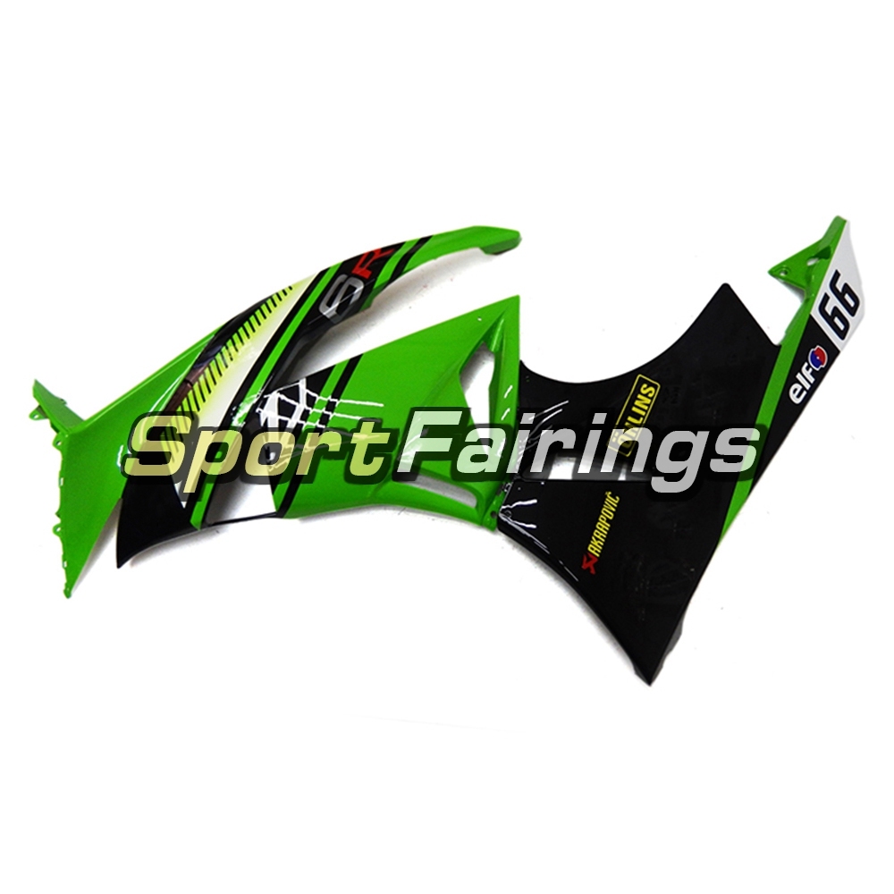 Fairing Kit Fit For Kawasaki ZX6R 2009 - 2010 - Green Black