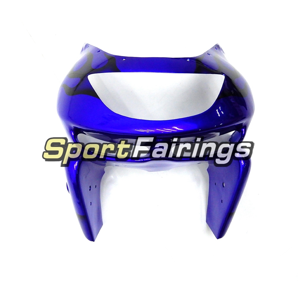 Fairing Kit Fit For Kawasaki ZX9R 1998 - 1999 - Blue Black Flame