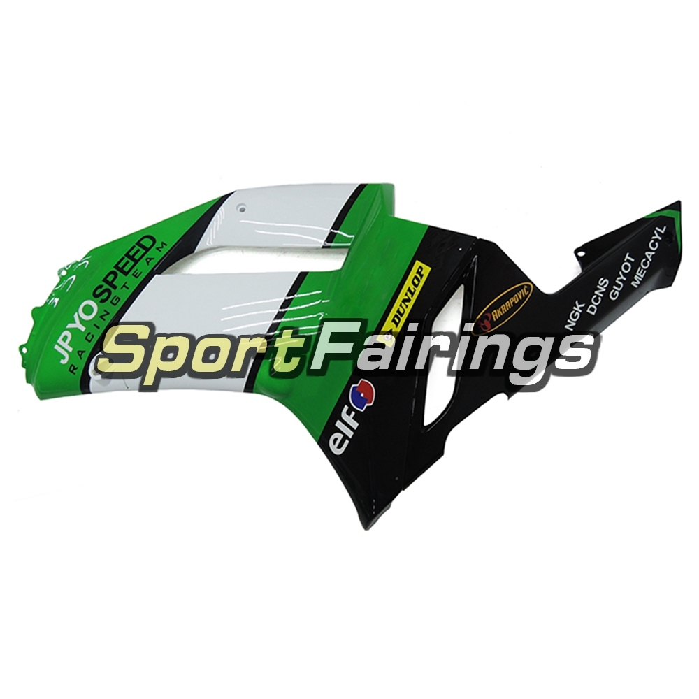 Fairing Kit Fit For Kawasaki ZX6R 2007 - 2008 -JPYOSPEED Green White