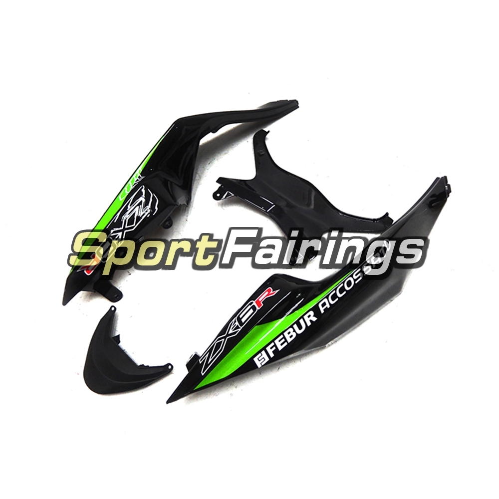 Fairing Kit Fit For Kawasaki ZX6R 2009 - 2010 - Green Black
