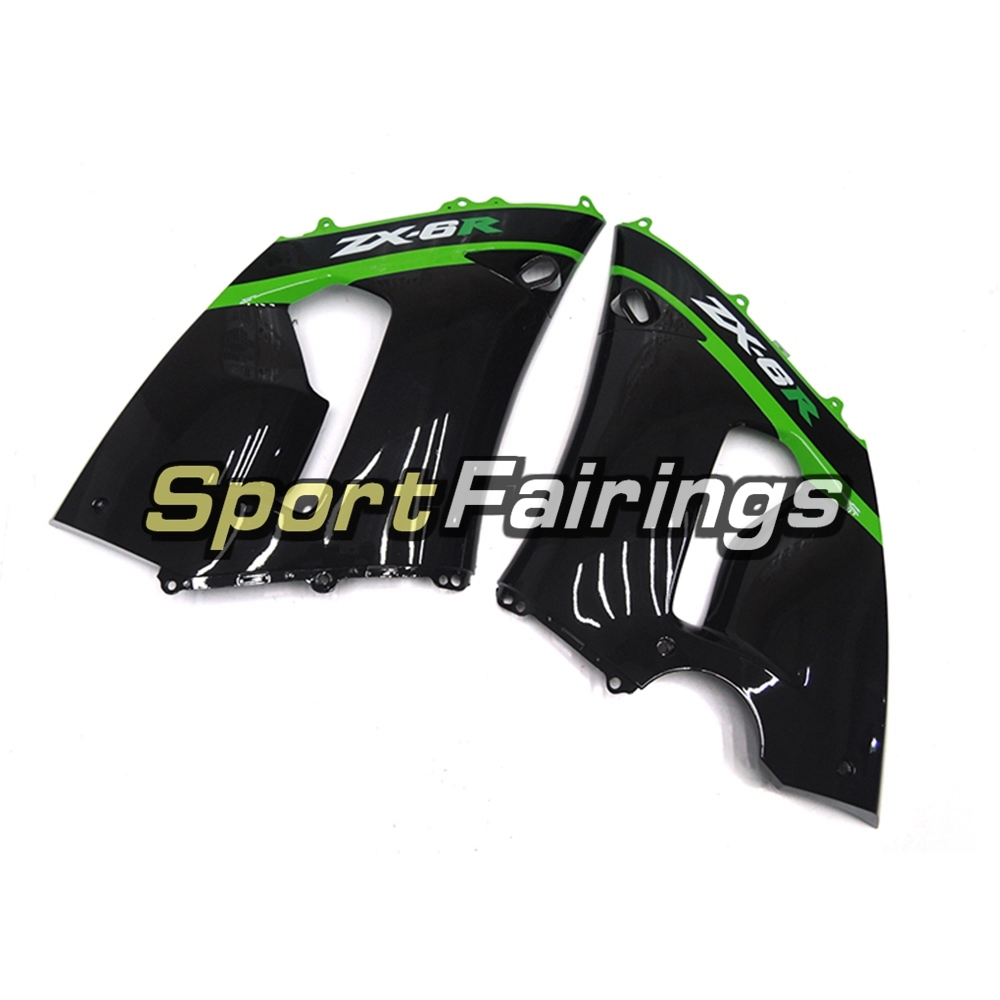 Fairing Kit Fit For Kawasaki ZX6R 2005 - 2006 - Green Black