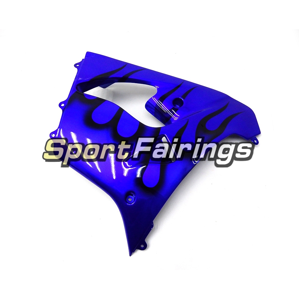 Fairing Kit Fit For Kawasaki ZX9R 1998 - 1999 - Blue Black Flame