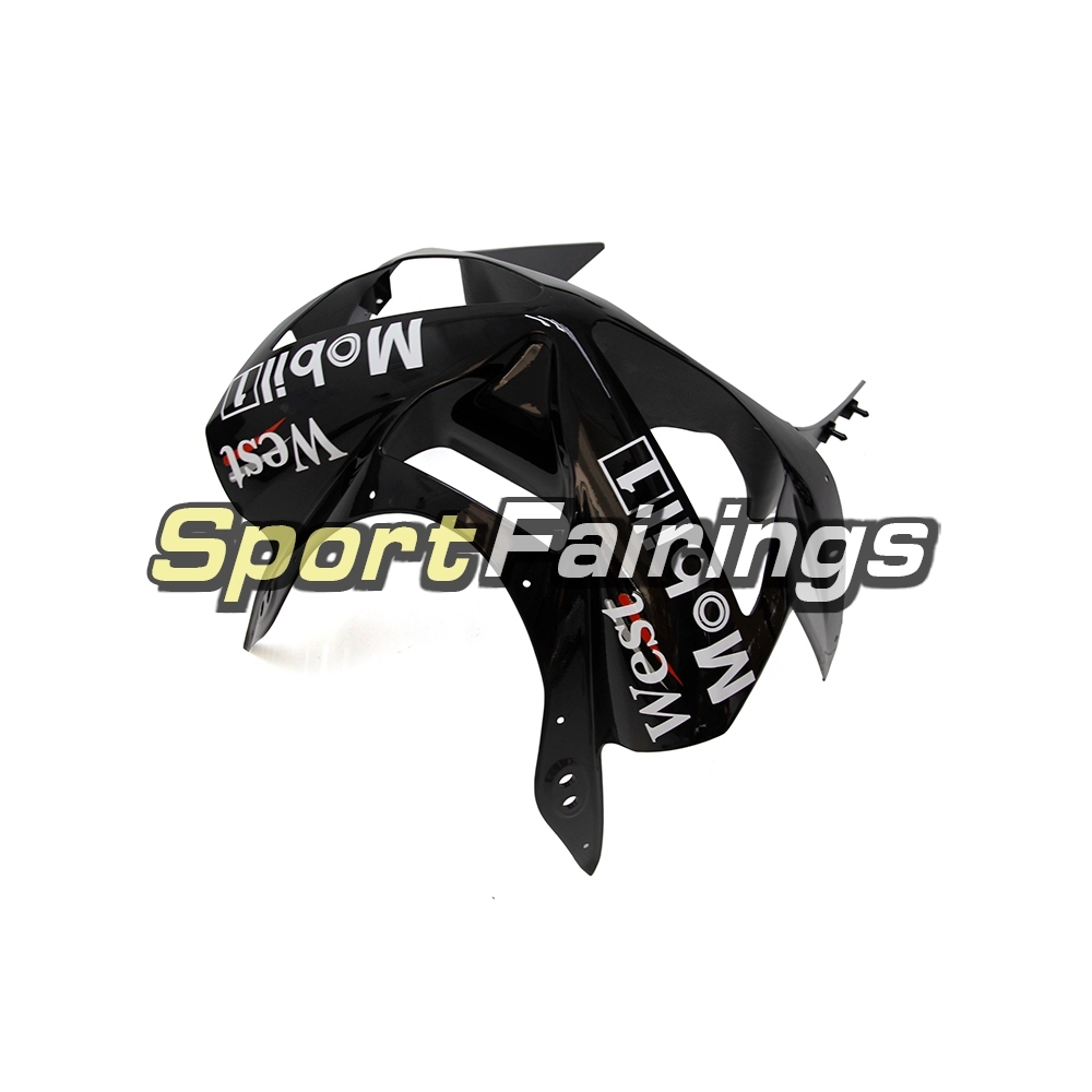 Fairing Kit Fit For Kawasaki ZX6R 2003-2004- West Black White