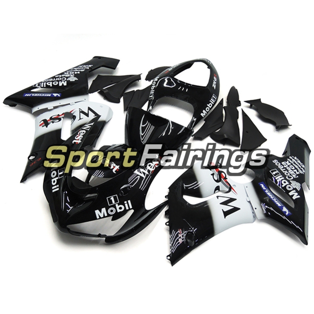 Fairing Kit Fit For Kawasaki ZX6R 2005 - 2006 - West Black