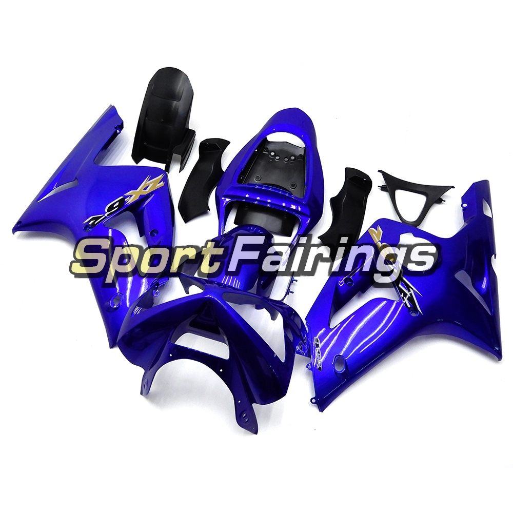 Fairing Kit Fit For Kawasaki ZX6R 2003-2004- Gloss Dark Blue