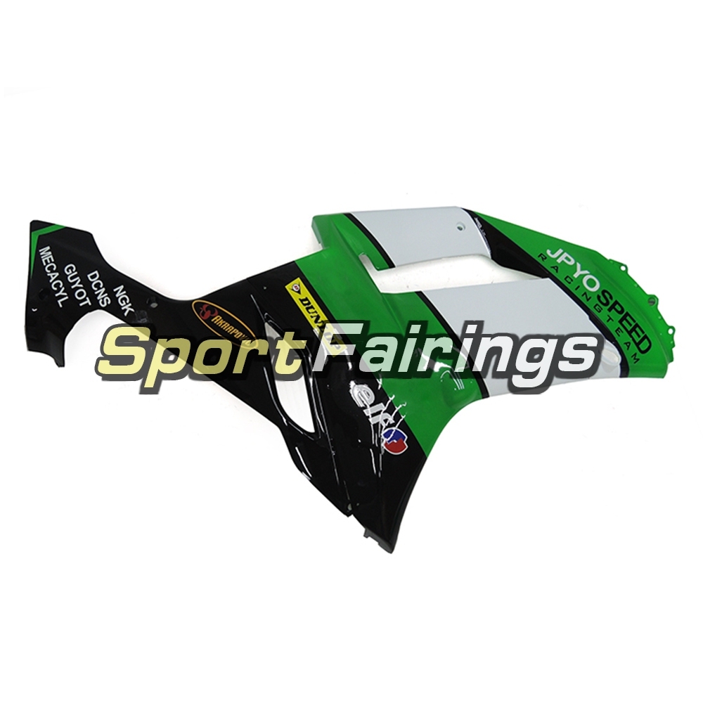 Fairing Kit Fit For Kawasaki ZX6R 2007 - 2008 -JPYOSPEED Green White
