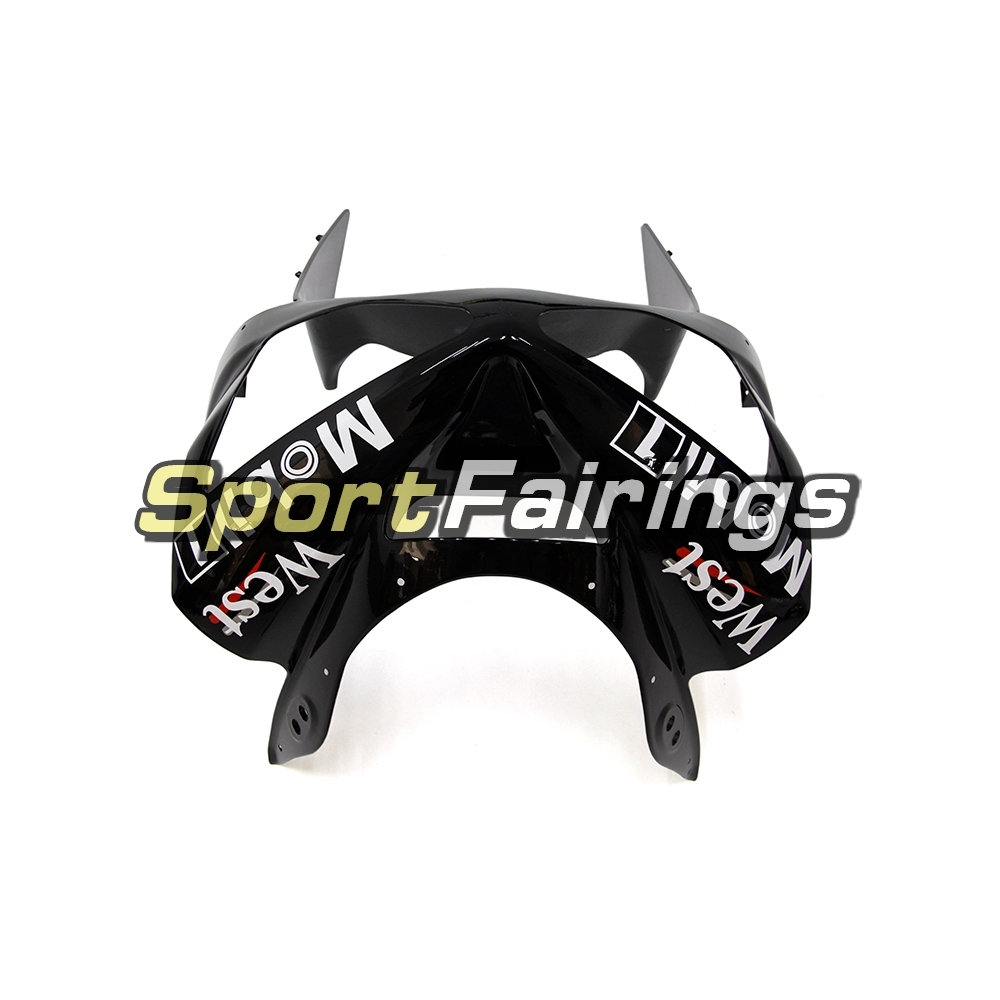 Fairing Kit Fit For Kawasaki ZX6R 2003-2004- West Black White
