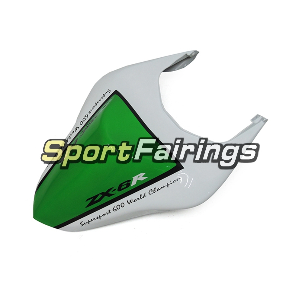 Fairing Kit Fit For Kawasaki ZX6R 2007 - 2008 -JPYOSPEED Green White