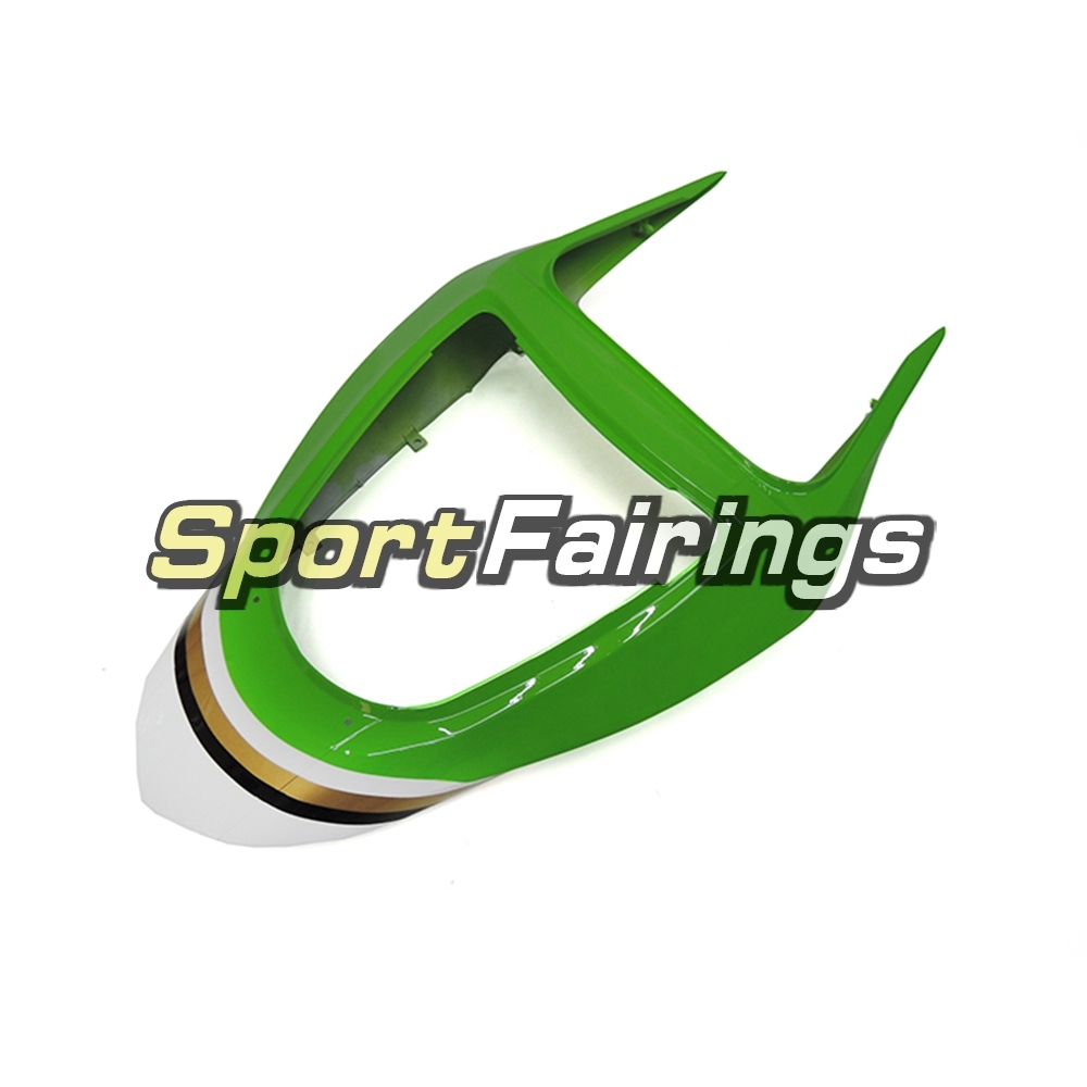 Fairing Kit Fit For Kawasaki ZX6R 2003-2004- Green White Lucky Strike