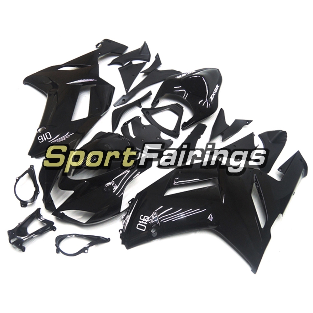 Fairing Kit Fit For Kawasaki ZX6R 2007 - 2008 -Gloss Black