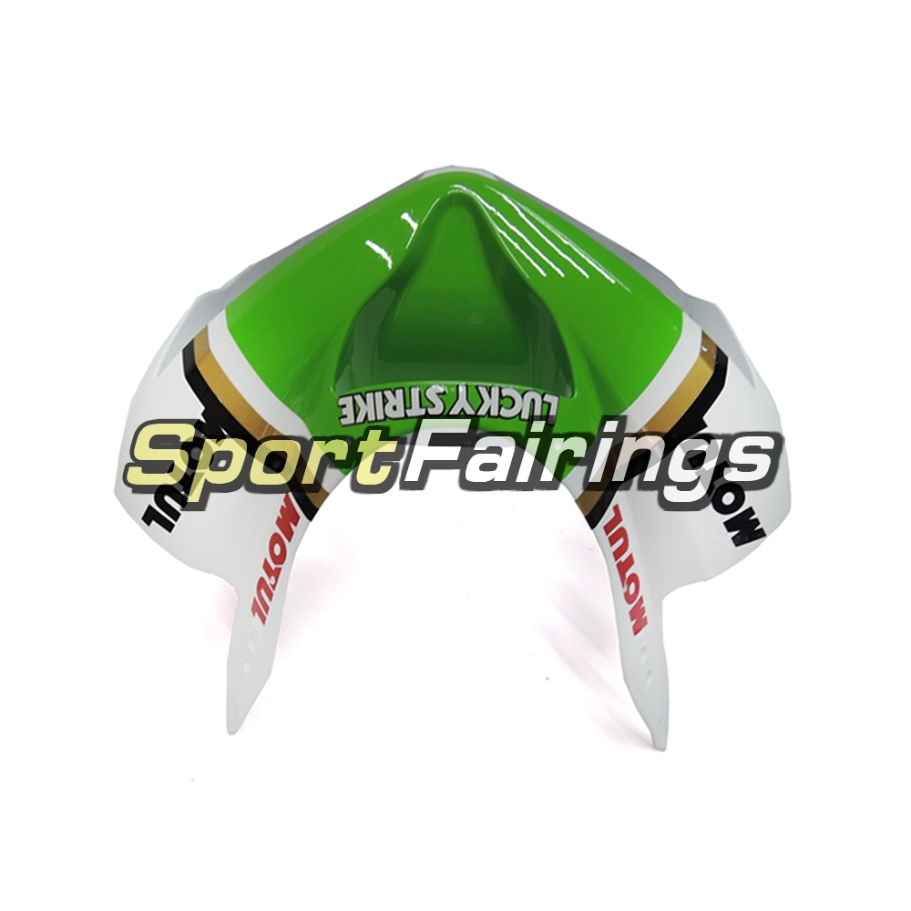 Fairing Kit Fit For Kawasaki ZX6R 2003-2004- Green White Lucky Strike