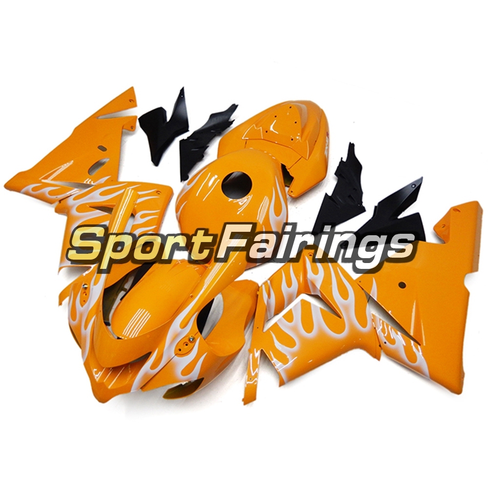 Fairing Kit Fit For Kawasaki ZX10R 2004 - 2005 -Orange White Flame
