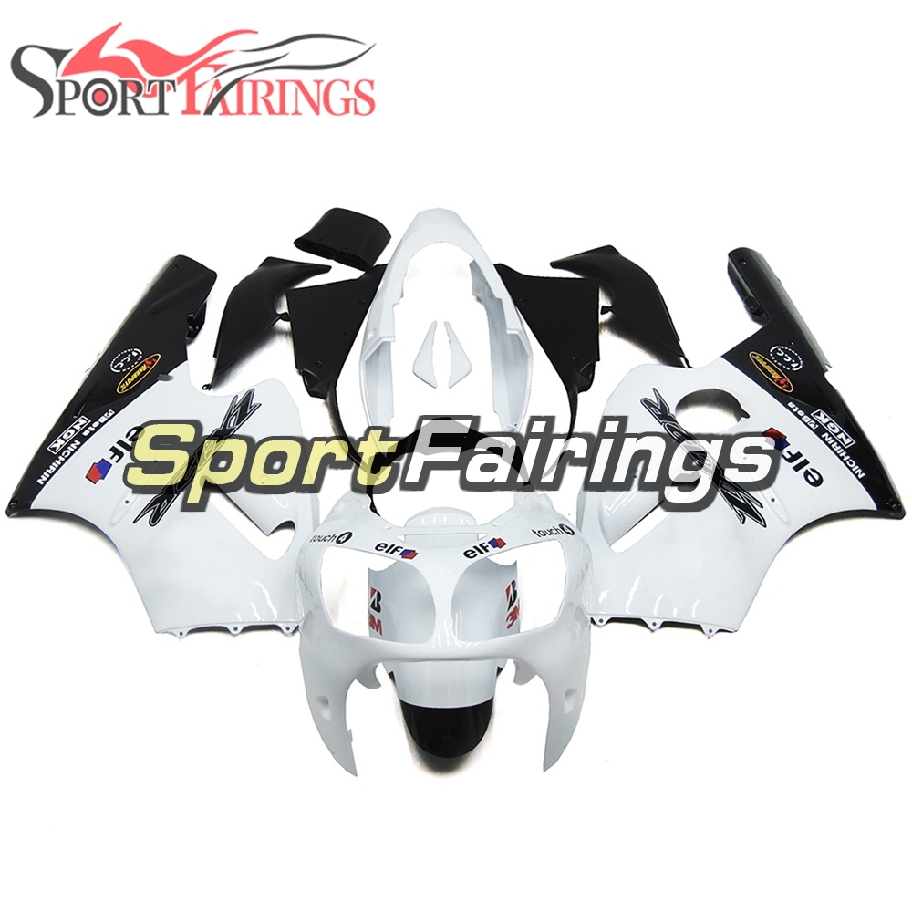Fairing Kit Fit For Kawasaki ZX12R 2000 2001 -White Black Elf