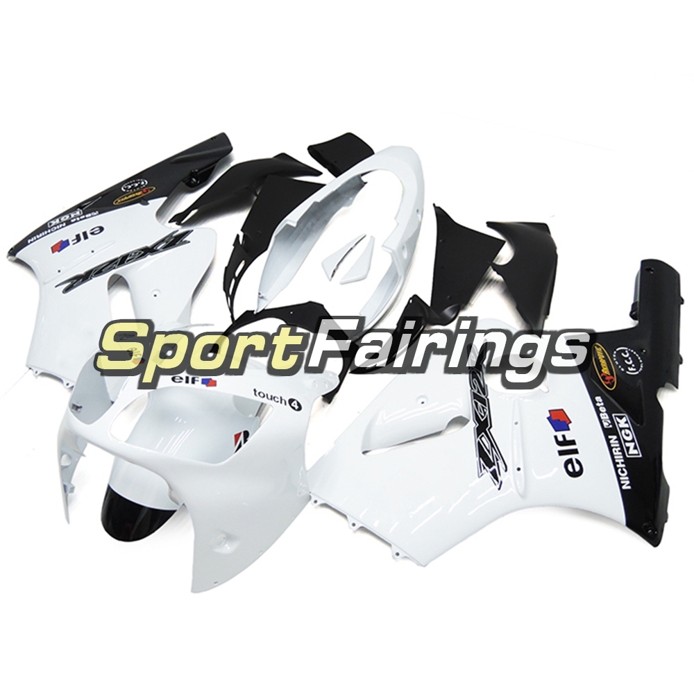 Fairing Kit Fit For Kawasaki ZX12R 2000 2001 -White Black Elf