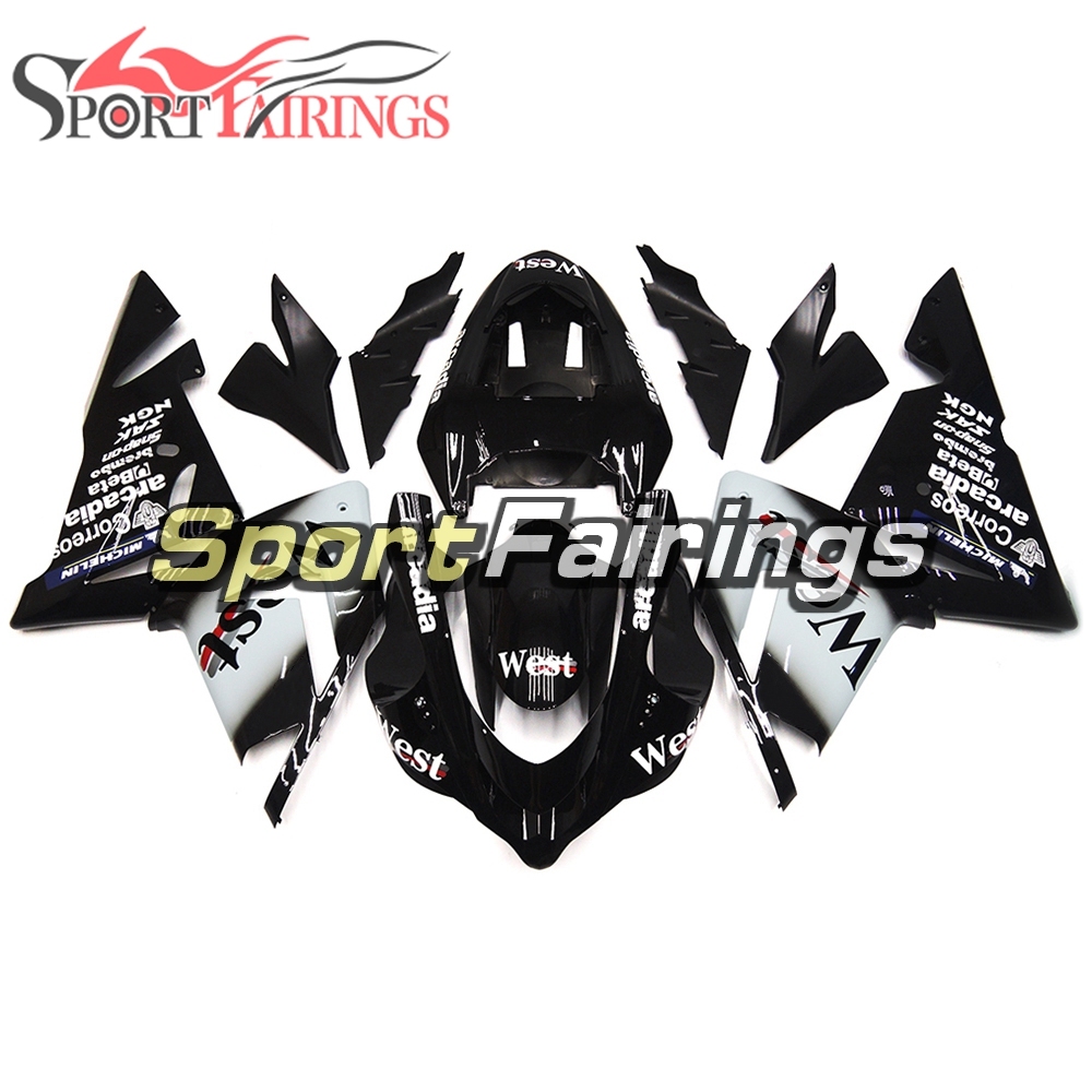 Fairing Kit Fit For Kawasaki ZX10R 2004 - 2005 -West Black