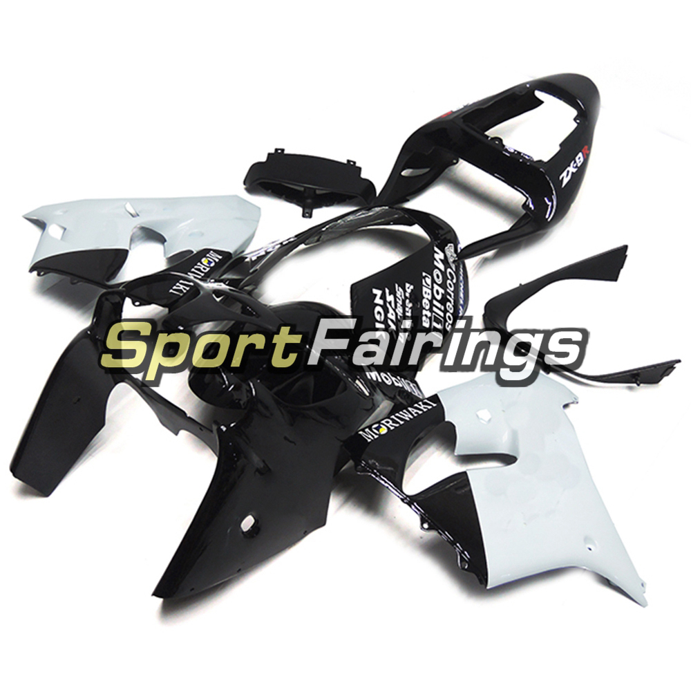 Fairing Kit Fit For Kawasaki ZX9R 2002 - 2003 -Moriwaki Black White
