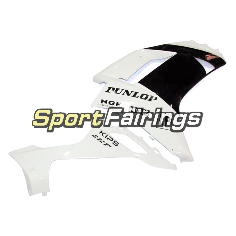 Fairing Kit Fit For Kawasaki ZX6R 2007 - 2008 - White Black
