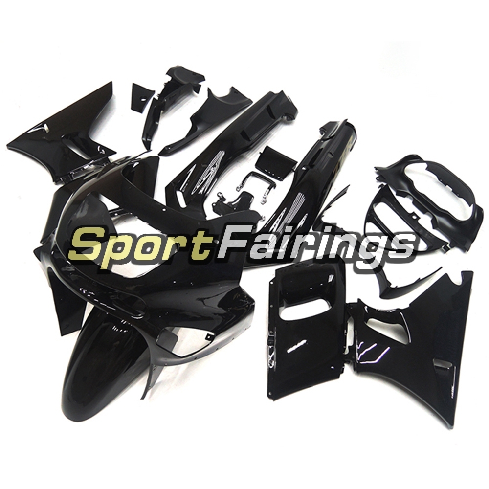 Fairing Kit Fit For Kawasaki ZZR400  1993 - 2007-Black Gold Decals
