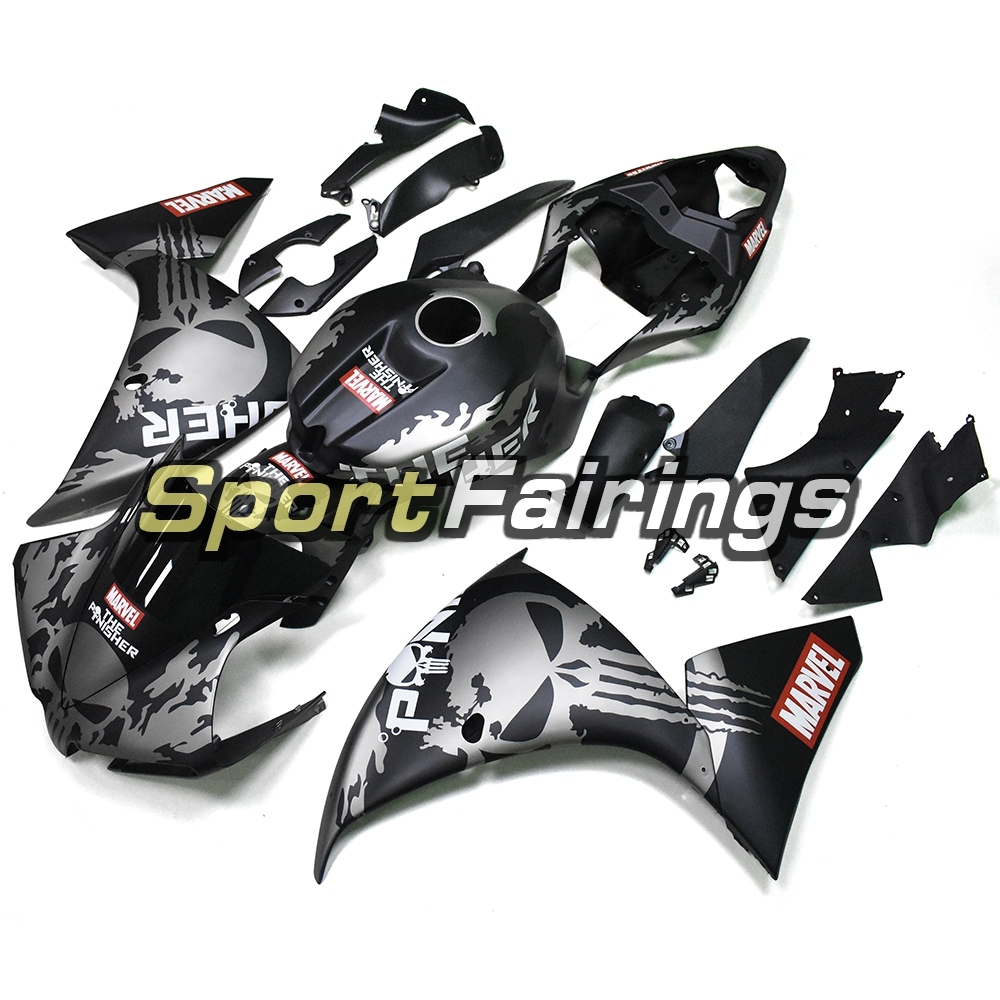 Fairing Kit Fit For Yamaha YZF R1 2012 - 2014 - Grey Black