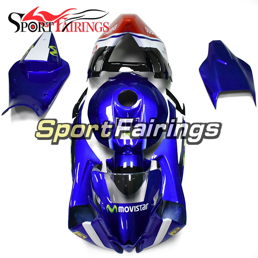 Fiberglass Racing Fairing Kit Fit For YZF R6 2008 - 2016 - Red Blue